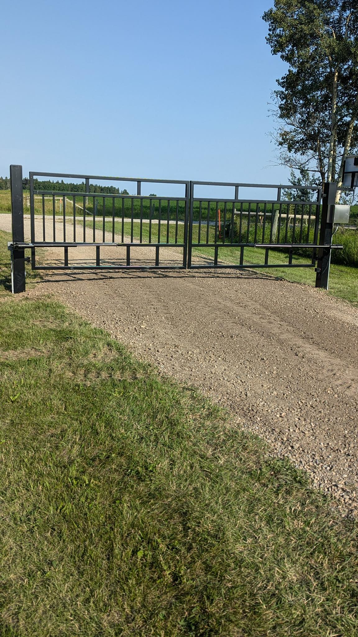 Custom driveway gate