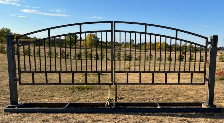 Custom driveway gate